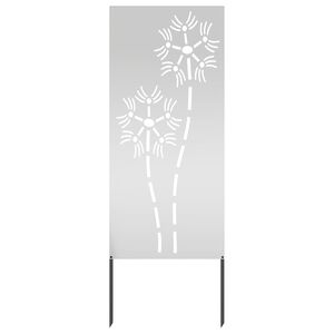 vidaXL Z&aacute;hradn&aacute; clona na s&uacute;kromie Rezac&iacute; Strieborn&aacute; 50 x 140 cm