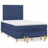 vidaXL Boxspring posteľ s matracom modr&aacute; 120x190 cm l&aacute;tka