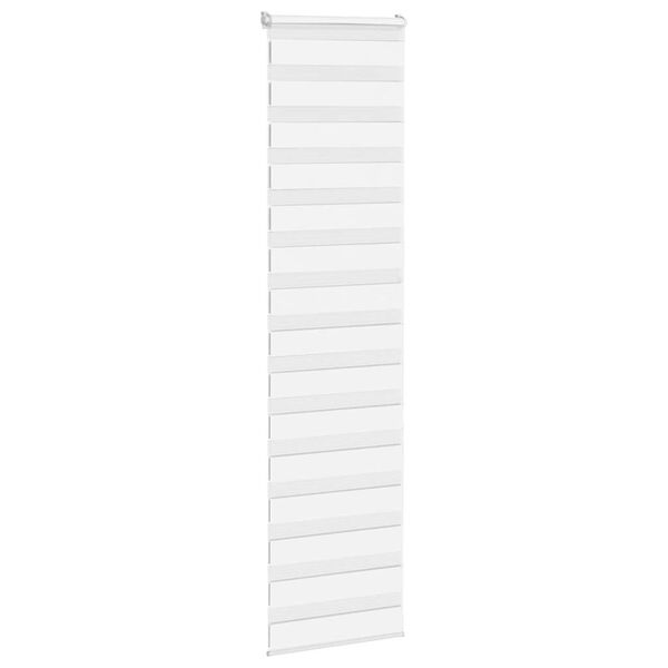 vidaXL Zebra roleta biela 60x230 cm &scaron;&iacute;rka l&aacute;tky 55,9 cm polyester