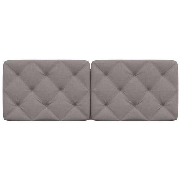 vidaXL Vank&uacute;&scaron; na čelo postele sivohned&yacute; 140 cm l&aacute;tka