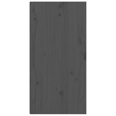 vidaXL Nástenná skrinka sivá 30x30x60 cm masívna borovica