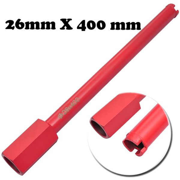 Diamantový jadrový vrták suchý a mokrý 26 mm x 400 mm