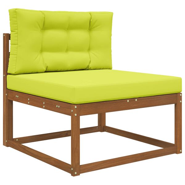 vidaXL Vank&uacute;&scaron; na vonkaj&scaron;iu pohovku 2 pcs Zelen&aacute; Polyester