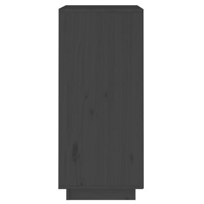 vidaXL Komoda sivá 38x35x80 cm borovicový masív
