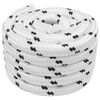 vidaXL Lano na čln Biela 25 m Polyester