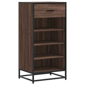 vidaXL Reg&aacute;l na top&aacute;nky hned&yacute; dub 48x38x97,5 cm spracovan&eacute; drevo