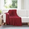 vidaXL Prikr&yacute;vky na hodenie 6 pcs Bordeaux červen&aacute; 170 x 130 cm Fl&iacute;s