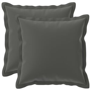 vidaXL Poťah na podložku 2 ks HOUTEN Antracitov&aacute; 30 x 30 cm Polyester