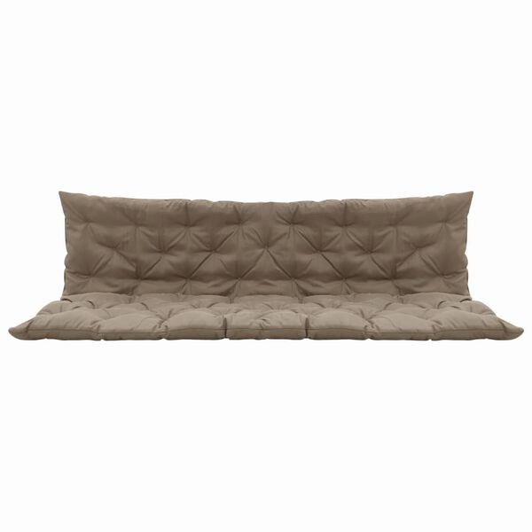 vidaXL Podložka na hojdacie kreslo sivohned&aacute; 180 cm l&aacute;tkov&aacute;