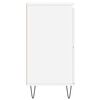 vidaXL Komoda biela 60x35x70 cm spracovan&eacute; drevo