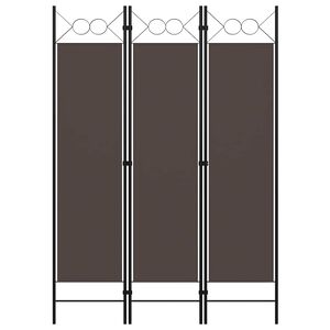 vidaXL Parav&aacute;n s 3 panelmi, hned&yacute; 120x180 cm