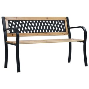 vidaXL Z&aacute;hradn&aacute; lavička 120 cm drevo