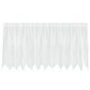 vidaXL Čipkov&aacute; z&aacute;clona so z&aacute;clonami Biela 80 x 300 cm Polyester
