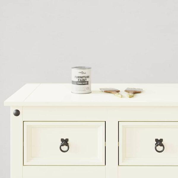 vidaXL Farba na nábytok Biela 10 x 10 x 12,2 cm Tlač na stenu