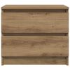 vidaXL Nočný stolík dub artisan 50x40x43,5 cm kompozitné drevo