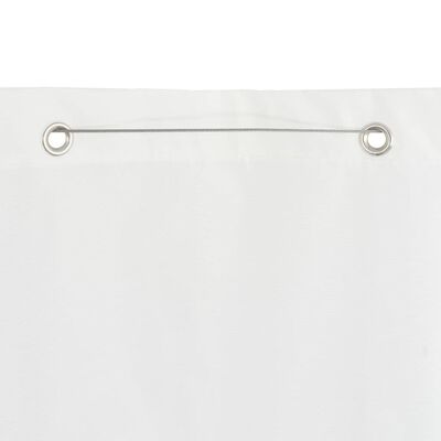 vidaXL Balkónová markíza biela 160x240 cm oxfordská látka