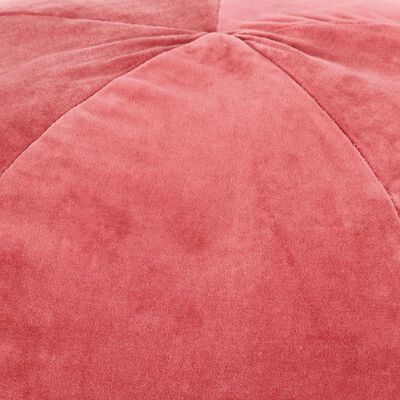 vidaXL Taburetka bavlnená zamatová 50x35 cm ružová
