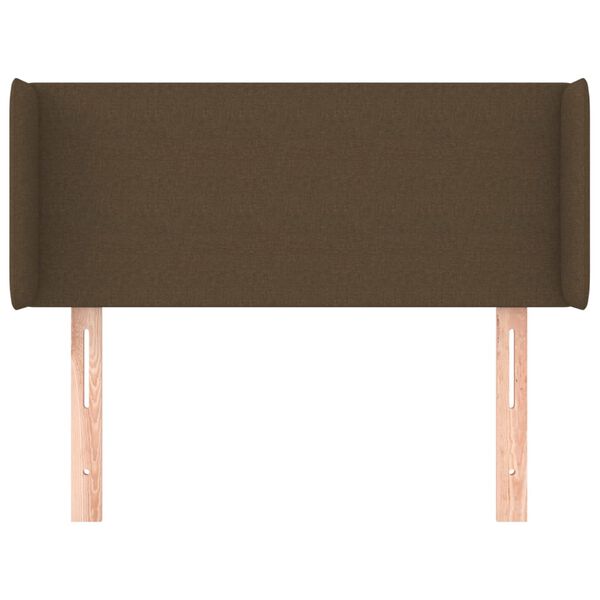 vidaXL Čelo postele so z&aacute;hybmi tmavohend&eacute; 83x16x78/88 cm l&aacute;tka