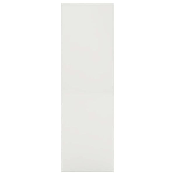 vidaXL Knižnica, biela 98x29x97,5 cm, spracovan&eacute; drevo