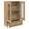 vidaXL Highboard Remeseln&yacute; dub 70 x 31 x 115 cm Kompozitn&eacute; drevo