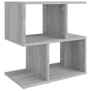 vidaXL Nočn&yacute; stol&iacute;k siv&yacute; sonoma 50x30x51,5 cm spracovan&eacute; drevo