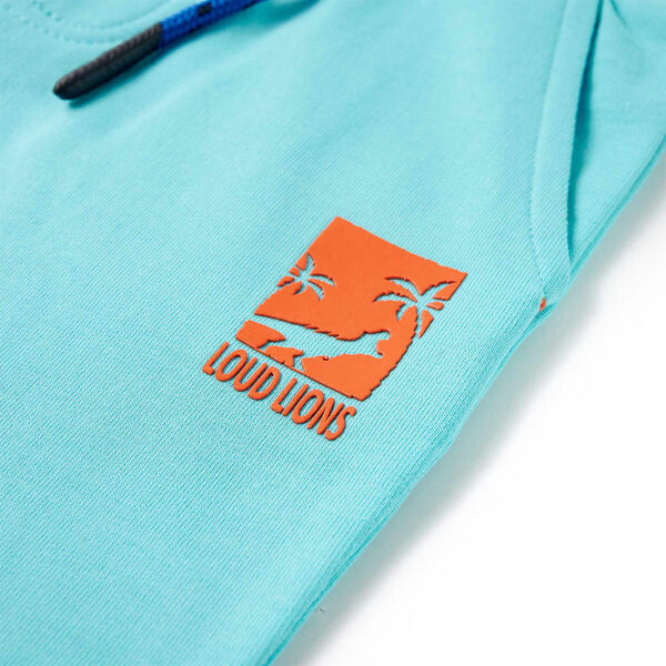 Detské kraťasy so šnúrkou aqua 116