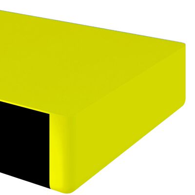 vidaXL Chrániče hrán 2 ks žlto-čierne 6x2x101,5 cm PU