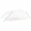 vidaXL Sklen&iacute;k s oceľov&yacute;m r&aacute;mom biely 20 m&sup2; 5x4x2,3 m