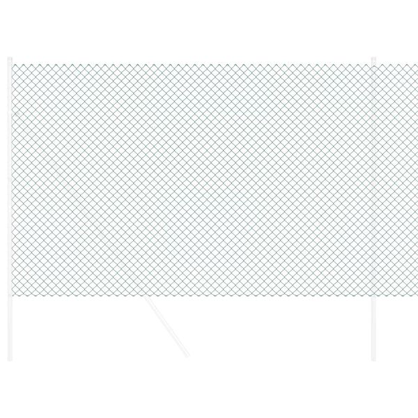 vidaXL Reťazov&yacute; plot Zelen&aacute; 10 x 1,6 m Oceľ