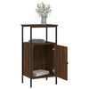 vidaXL Nočný stolík hnedý dub 41x31x80 cm kompozitné drevo