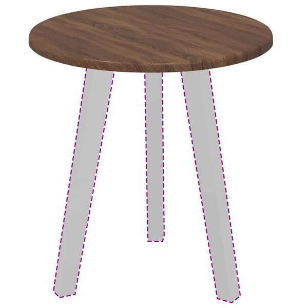 vidaXL Vrchn&aacute; doska Hned&yacute; dub 40 x 40 x 1,5 cm Kompozitn&eacute; drevo