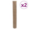 vidaXL Valec z juty 2 ks 1x50 m 100 % juta 200 gsm
