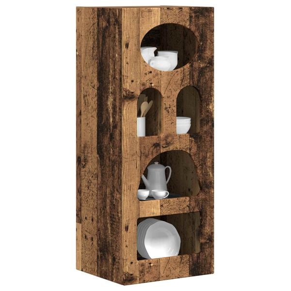 vidaXL Serv&iacute;rovacia skriňa Star&eacute; drevo 40 x 35 x 100,5 cm