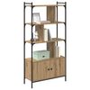vidaXL Knižnica Kompozitn&eacute; drevo