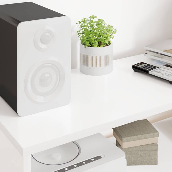 vidaXL TV skrinka Biela 100 x 30 x 40 cm Kompozitn&eacute; drevo