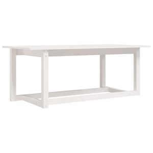 vidaXL Konferenčn&yacute; stol&iacute;k biely 110x55x45 cm borovicov&yacute; mas&iacute;v