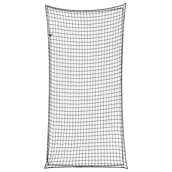 vidaXL Sieť na prívesný vozík s elastickým lanom čierna 7x3,5 m PP