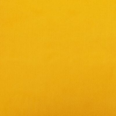 vidaXL Podnožka horčicovo žltá 45x29,5x35 cm zamatová