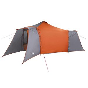 vidaXL Tipi stan so strechou &Scaron;ed&aacute; a oranžov&aacute; 492 x 492 x 275 cm taft