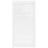 vidaXL Lamelov&eacute; dvierka na skrinku, biele 99,3x49,4 cm, borovica