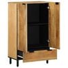 vidaXL Highboard Brown 60x33x100 cm Mas&iacute;vne drevo Mango