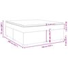 vidaXL Boxspring posteľ s matracom biela 180x200 cm umel&aacute; koža