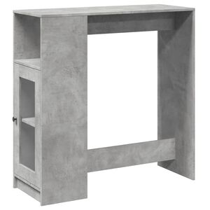 vidaXL Barov&yacute; st&ocirc;l s policami bet&oacute;nov&yacute; 101x40x103,5cm kompozitn&eacute; drevo
