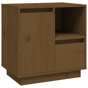 vidaXL Nočn&yacute; stol&iacute;k medovohned&yacute; 50x34x50 cm mas&iacute;vne borovicov&eacute; drevo