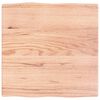 vidaXL Stolov&aacute; doska svetlohned&aacute; 60x60x(2-4)cm o&scaron;etren&yacute; mas&iacute;v hrany