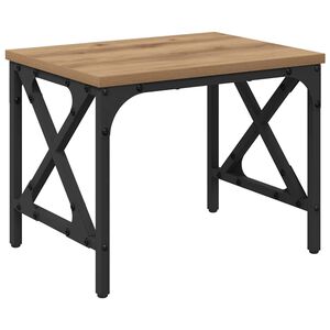 vidaXL Stojan na tlačiareň Nastaviteľn&aacute; Remeseln&yacute; dub 40 x 30 x 31 cm