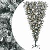 vidaXL Obraten&yacute; umel&yacute; vianočn&yacute; stromček s p&aacute;ntmi 150 cm 150 LED