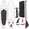 vidaXL Stand up paddleboard SUP, nafukovac&iacute;, červeno biely