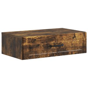 vidaXL N&aacute;stenn&yacute; bočn&yacute; st&ocirc;l Dymov&yacute; dub 59 x 34,5 x 17 cm