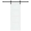 vidaXL Posuvn&eacute; dvere Biela a čierna 73,5 x 198,5 cm